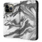 Grey Marble Ink iPhone 15 Pro Max Folio Case